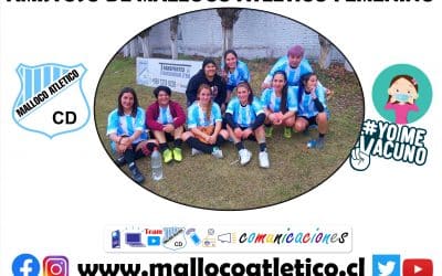 Equipo femenino de Malloco Atlético se reactiva con partido amistoso