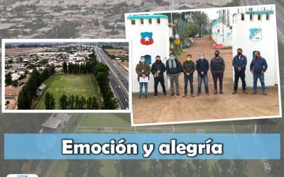 Comenzaron los trabajos de iluminación de nuestro Estadio de Malloco, solo felicidad y emoción