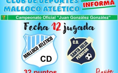 Sumamos 32 puntos ante Santa Julia por la fecha 12 del Campeonato Oficial “juan González González”