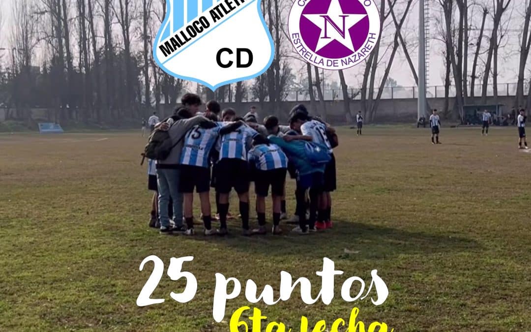 Se jugó la 6ta fecha y sumamos 25 puntos ante Estrella de Nazareth retomando el primer lugar de la tabla de posiciones en general