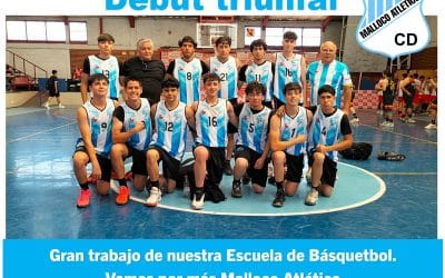 Debut triunfal del básquetbol masculino en Talagante, fruto del trabajo de nuestra Escuela de Básquetbol.