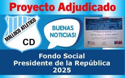 Malloco Atlético es beneficiado con el Fondo Presidente de la República 2025, Proyecto: Equipamiento Comunitario