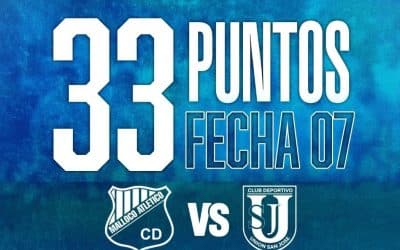 Sumamos 33 puntos por la fecha 7 del Apertura 2026 ante Unión San José