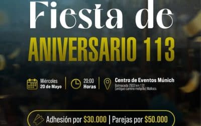 Malloco Atlético celebra 113 años de vida institucional